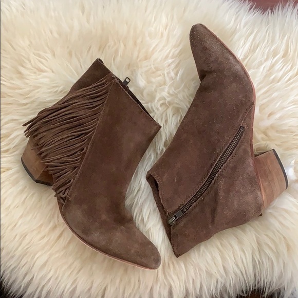 Seychelles Shoes - Seychelles suede Fringe booties